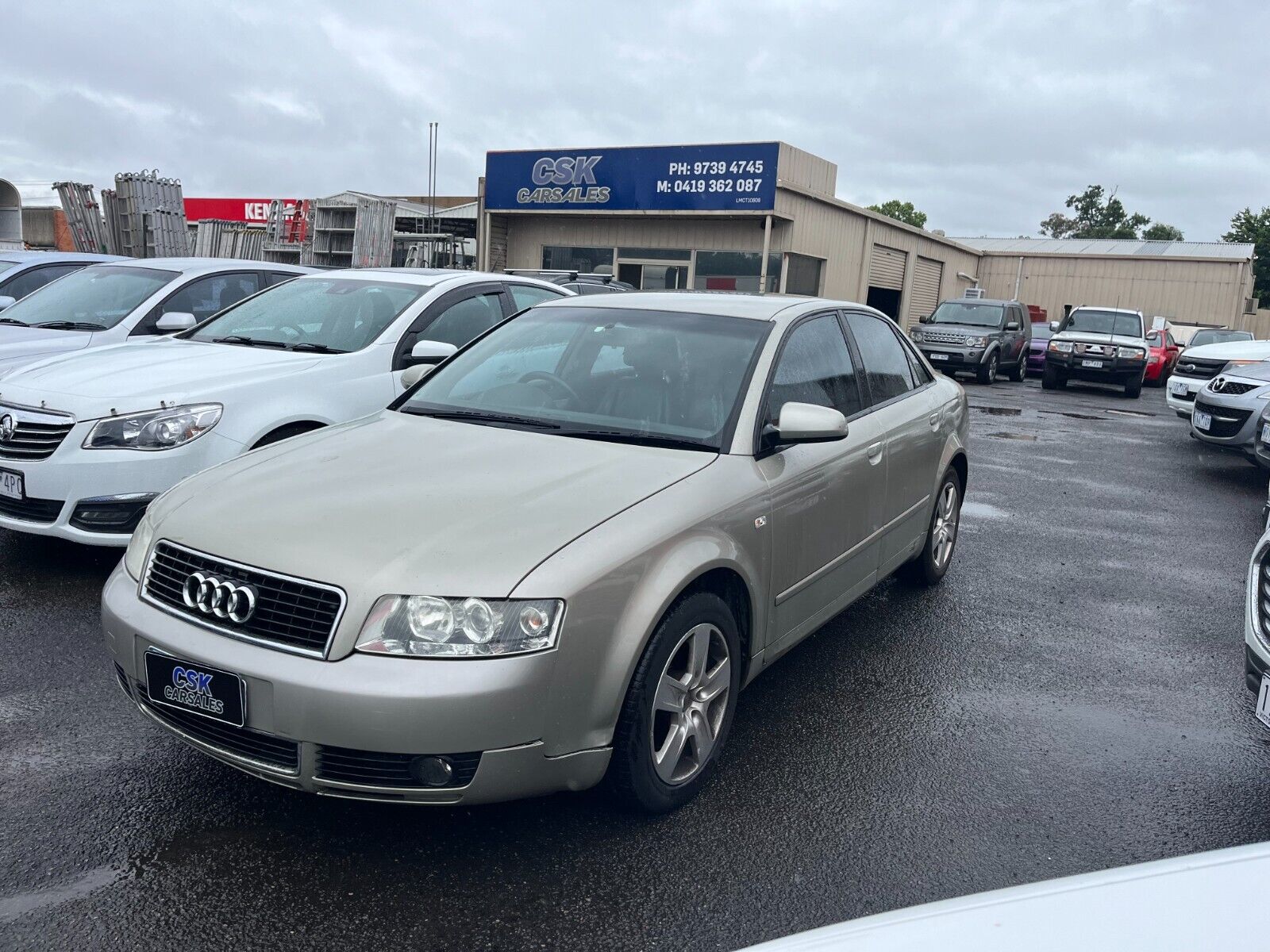 2003 AUDI A4 SEDAN 2.0LTR 4CYL PETROL AUTOMATIC NO RESERVE AUCTION NO REG NO RWC