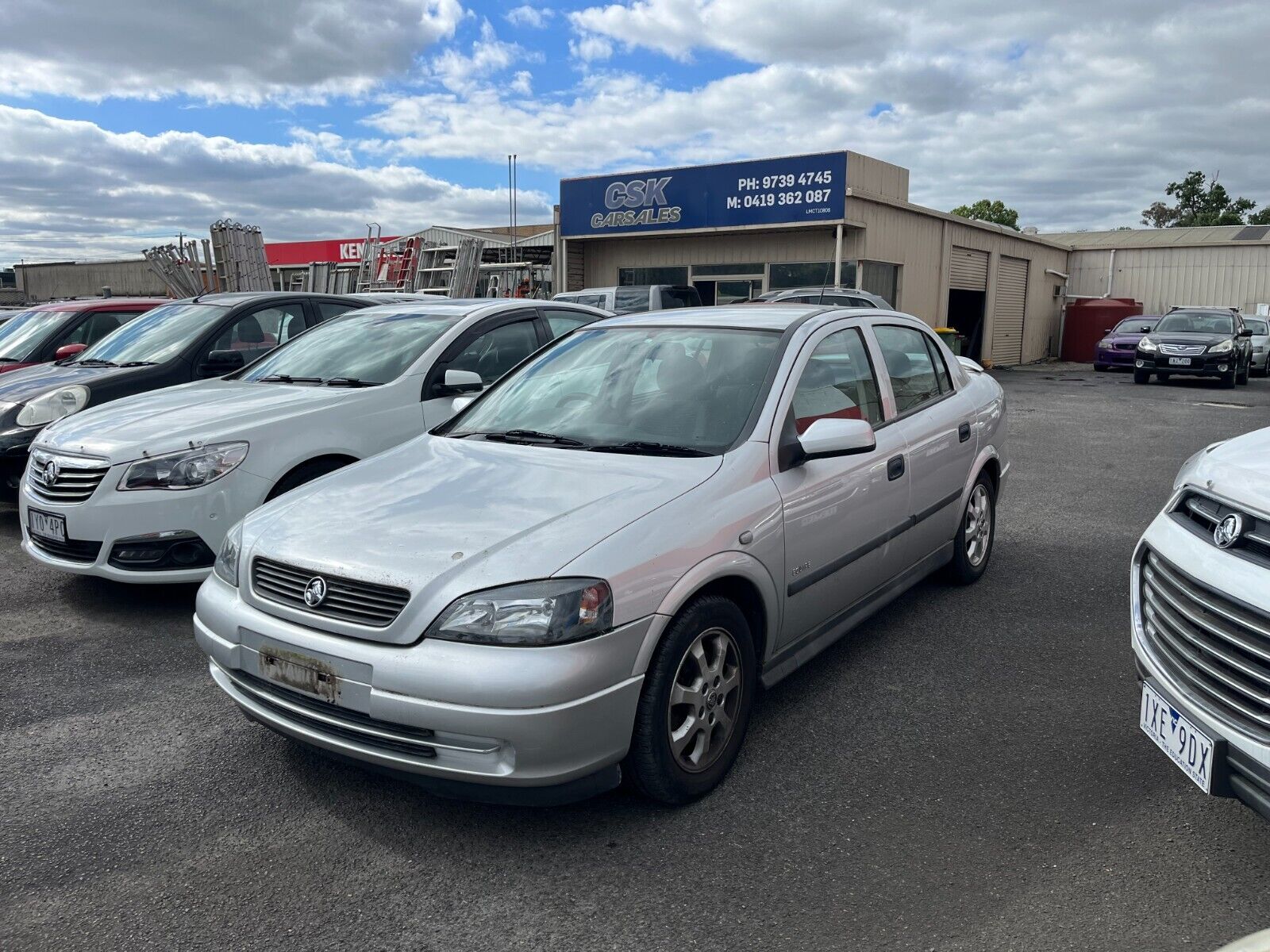 2003 HOLDEN ASTRA EQUIPE SEDAN 1.8LTR 5SPD MANUAL NO RESERVE AUCTION NO REGNORWC